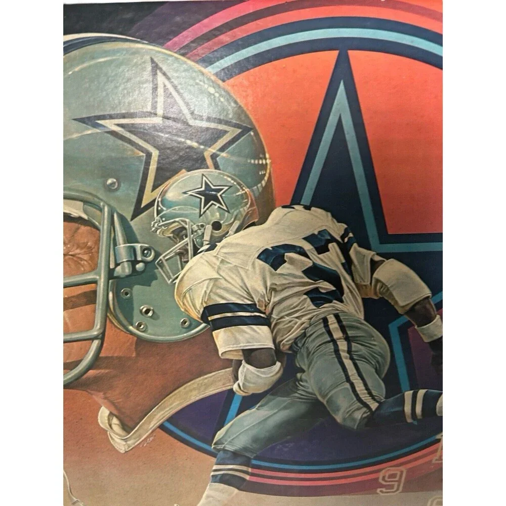 1979 DALLAS COWBOYS  NFL  WALL CLOCK  LAFAYETTE   TONY DORSETT #33